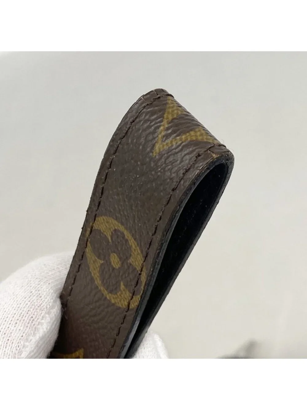 Louis Vuitton Wallet Monogram Macassar Zippy Dragonne Brown Black